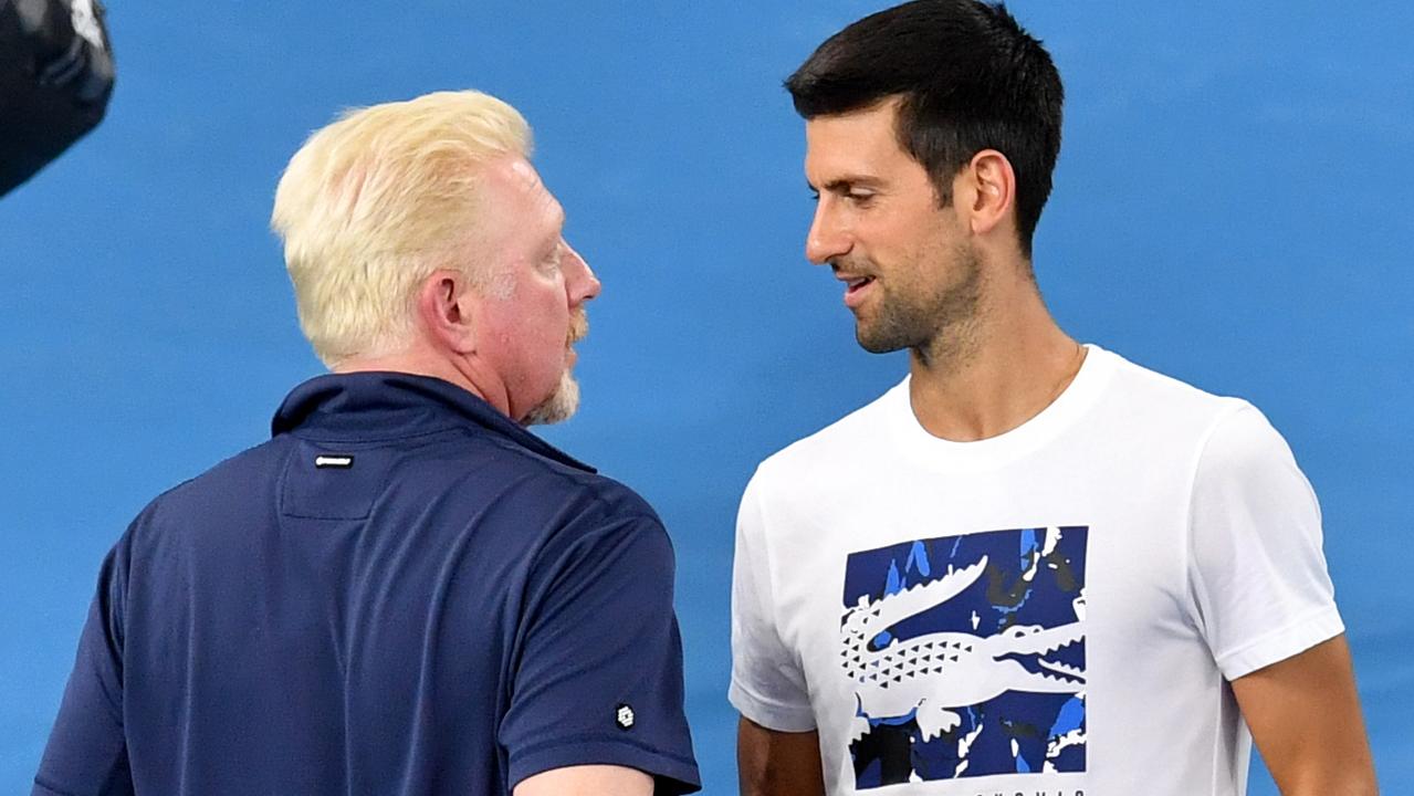 Becker used to work with Djokovic. Photo: AAP Image/Darren England