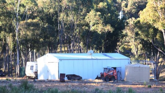 The remote farm block where 38 members of the interrelated Colt family were found living in filthy conditions in 2012. Picture: Stephen Cooper.