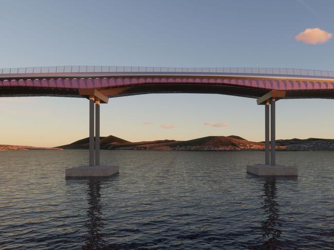 New designs for the upgrade of the Tasman Bridge have been released by the State Government