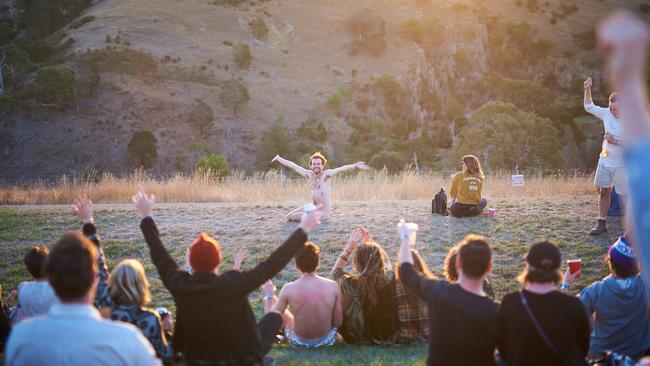 Golden Plains 2018 - nudie rudey. Timing is everything.