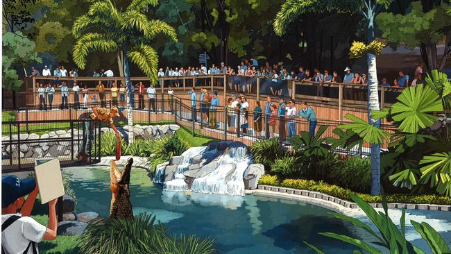 Artist impression lost valley Currumbin wildlife sanctuary