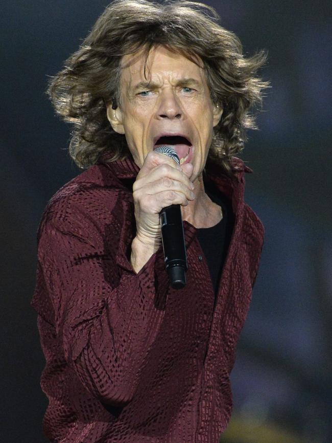 Rolling Stones frontman Mick Jagger. Picture: AFP