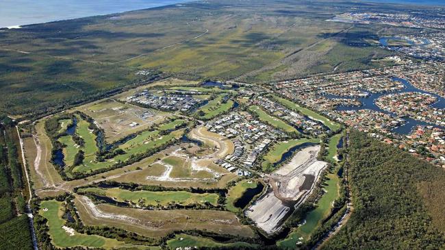 Developer QM Properties says $30 million in residential construction work is happening at its Pacific Harbour site on Bribie Island. Picture: Contributed