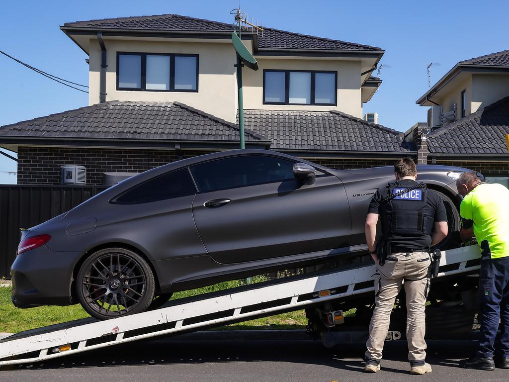 The luxury car was allegedly purchased using money from the stolen identity of an unsuspecting grandmother. Picture: Ian Currie