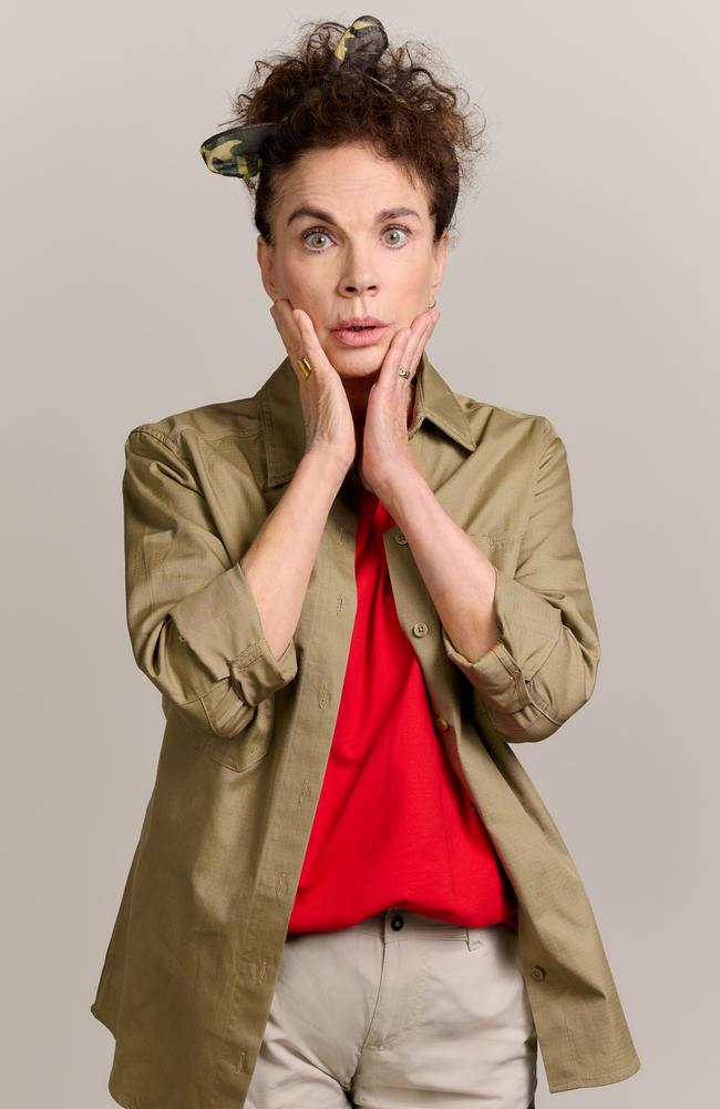 Sigrid Thornton arrived on I'm a Celebrity Get Me Out of Here on Sunday. Picture: Tina Smigielski