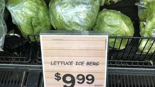 The much-maligned iceberg lettuce has experienced a 300 per cent price rise in recent months.