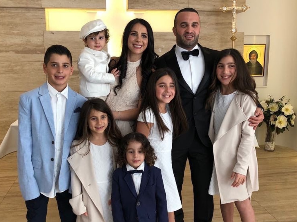 This photo was taken in 2018 of Leila and Danny Abdallah with their children. Picture: Instagram