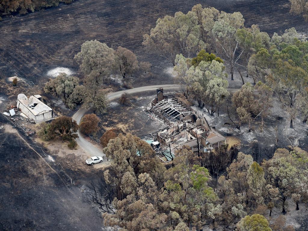 The bushfire swept through the Cudlee Creek area just five days before Christmas 2019. Picture: Naomi Jellicoe