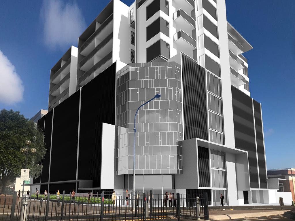 PLANNED: Barry Bernoth has planned an 11-storey residential and parking tower on Neil and Bell Sts in the Toowoomba CBD.
