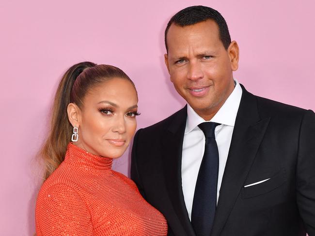 The star’s former fiance, Alex Rodriguez, shared a cryptic post. Picture: AFP