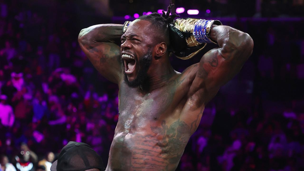 Deontay Wilder has recently turned to ayahuasca. (Photo by Al Bello/Getty Images)