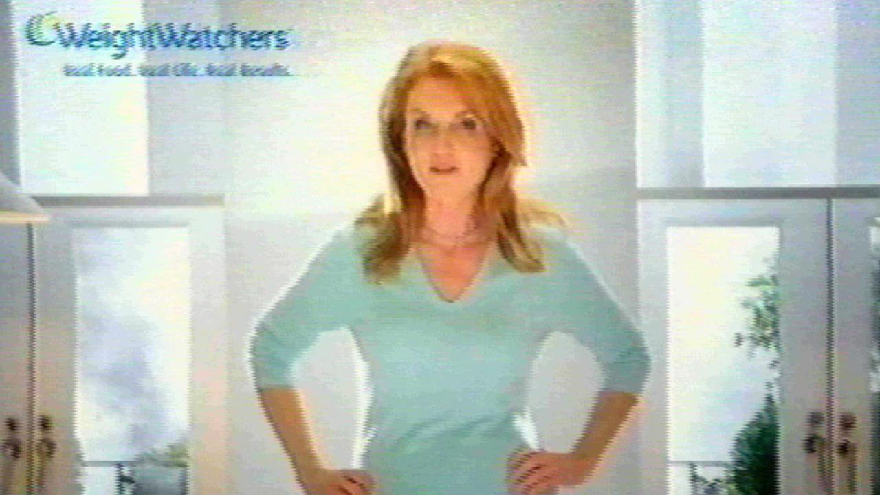 Sarah Ferguson in a 2003 Weight Watchers ad that aired on Australian TV. Picture: Channel 10 