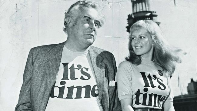 Little Pattie with Gough Whitlam in 1972. Picture: Supplied