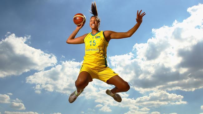 Liz Cambage has rejoined the Opals squad. Picture: Quinn Rooney/Getty Images