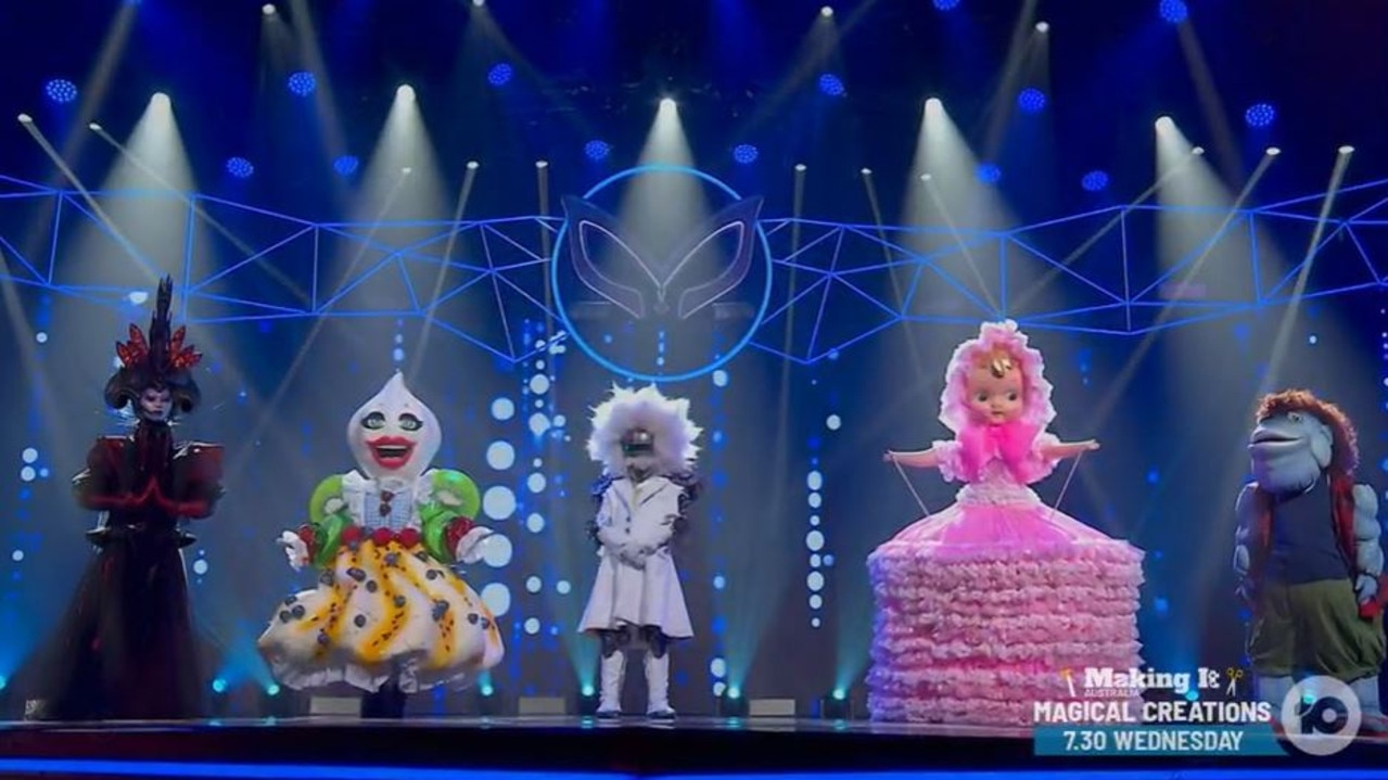 The Masked Singer Australia contestant on Sunday.