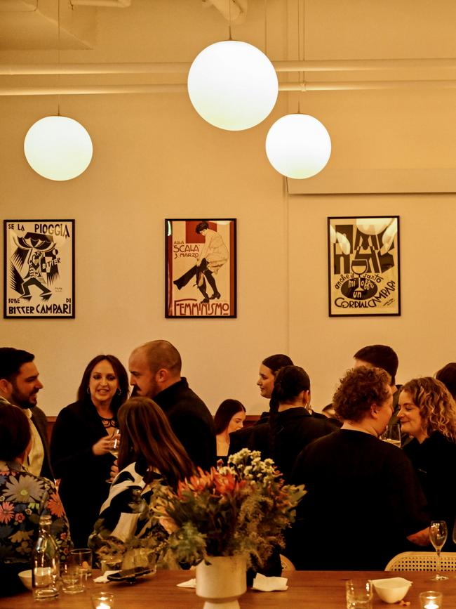 The interior of the dining room at Rita's Bar and Restaurant, North Adelaide