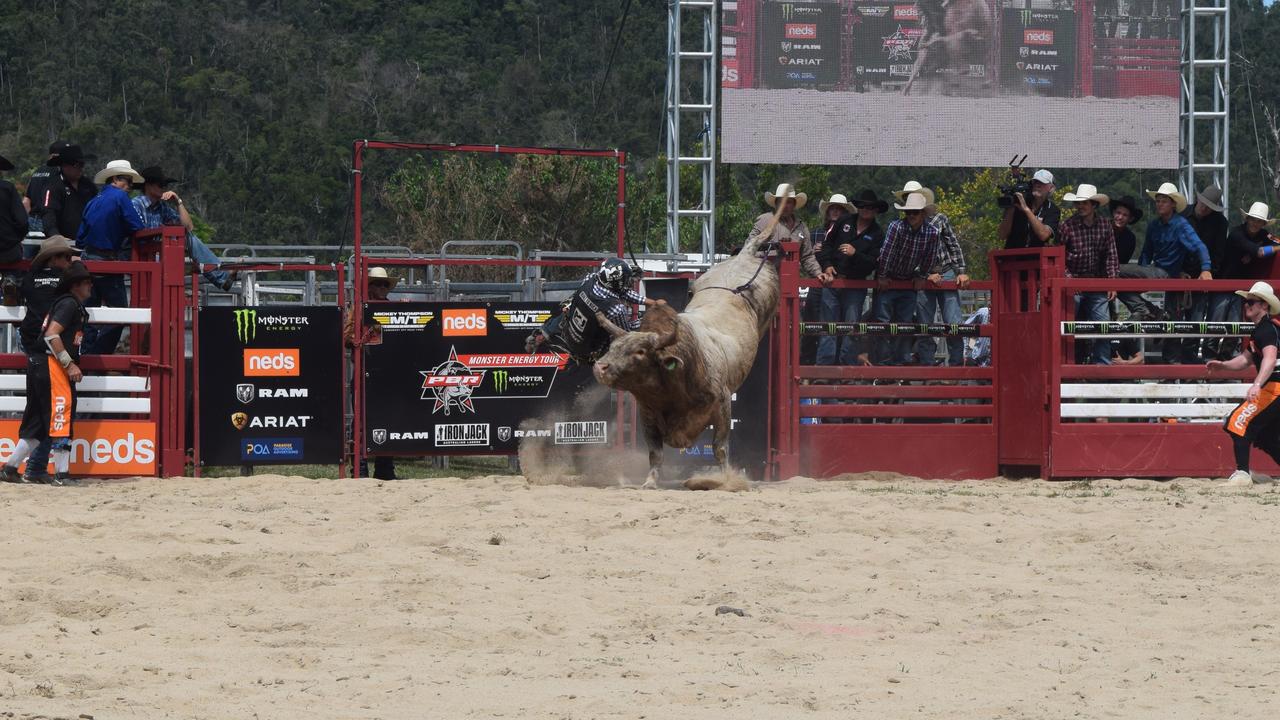 Lane Mellers at the PBR Airlie Beach Invitational. Picture: Laura Thomas