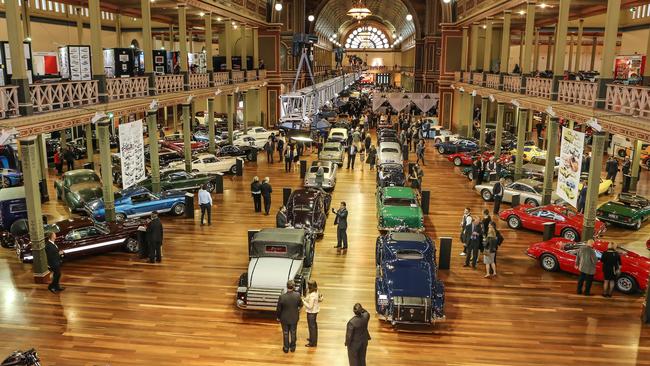 Classic car shows such Melbourne’s Motorclassica reflect investment in classic cars. Photo: Felix Rieniets