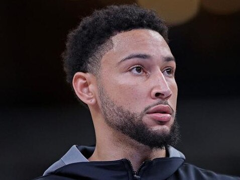 MEMPHIS, TENNESSEE - OCTOBER 24: Ben Simmons #10 of the Brooklyn Nets warms up before the game against the Memphis Grizzlies at FedExForum on October 24, 2022 in Memphis, Tennessee. NOTE TO USER: User expressly acknowledges and agrees that, by downloading and or using this photograph, User is consenting to the terms and conditions of the Getty Images License Agreement. (Photo by Justin Ford/Getty Images)