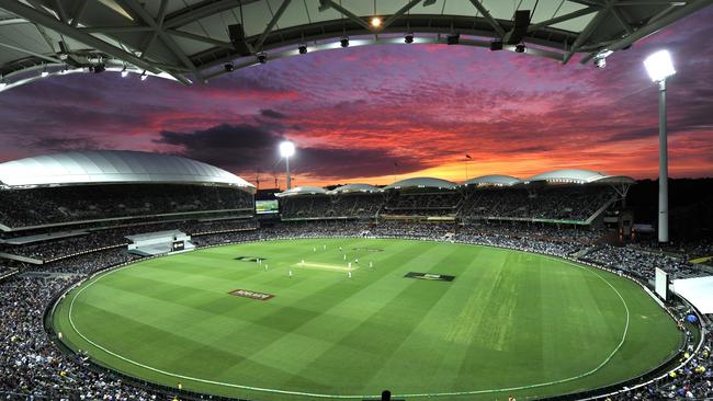 Adelaide Oval under lights. Picture: David Mariuz