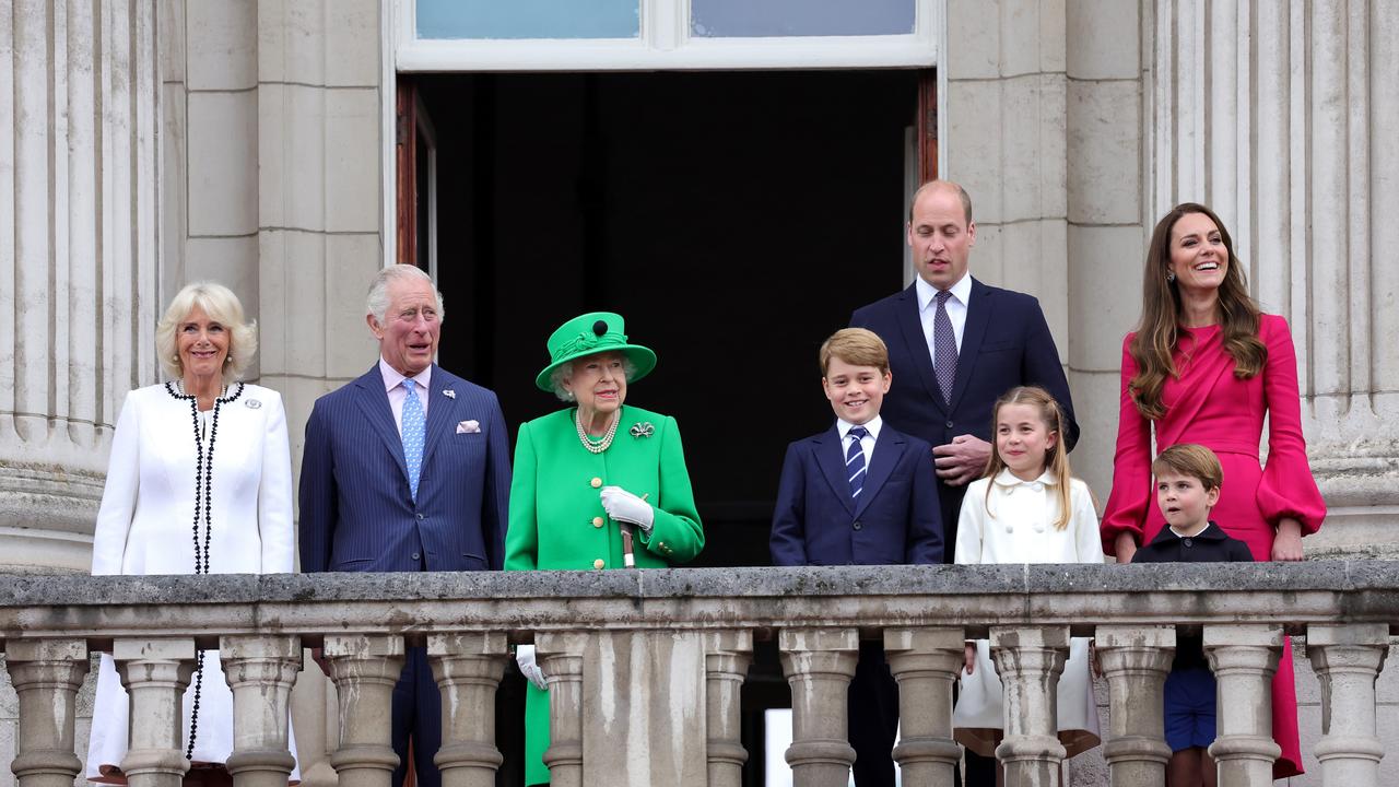 The final balcony appearance at the Jubilee showed the future of the monarchy, experts added. Picture: Chris Jackson/Getty Images.