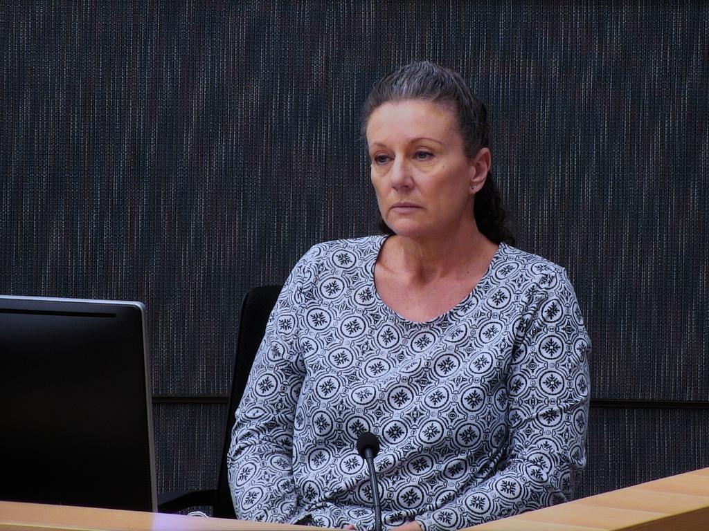 Kathleen Folbigg during a convictions inquiry at the NSW Coroners Court in 2019. Picture: Joel Carrett