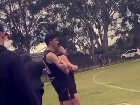 Victoria Police have been called to investigate a coward punch at a local footy match.