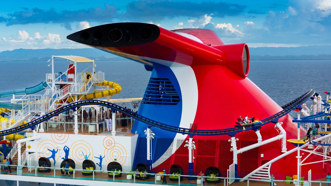 Carnival Cruise Line has introduced BOLT, the world's first rollercoaster at sea.