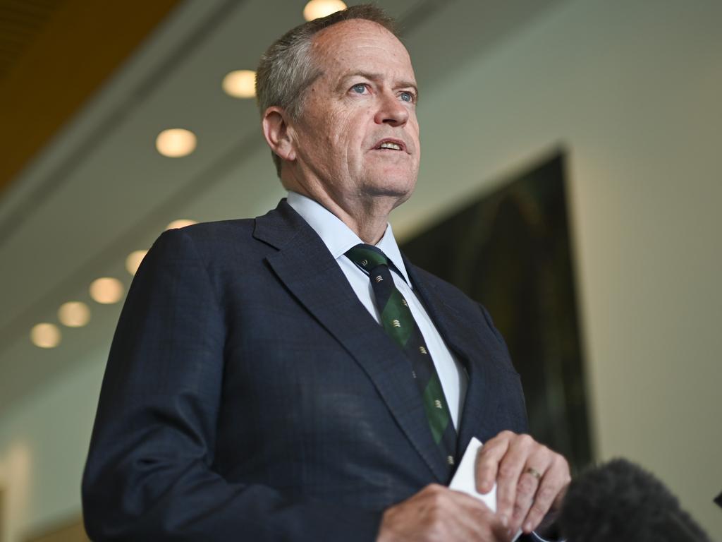 Mr Shorten, who holds the National Disability Insurance Scheme and government services portfolios, will resign on Monday. Picture: NewsWire / Martin Ollman