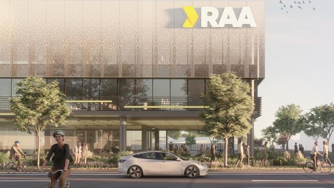 Artist's impression of RAA Technical Centre at 599 Port Rd, West Croydon. Picture: Supplied by RAA