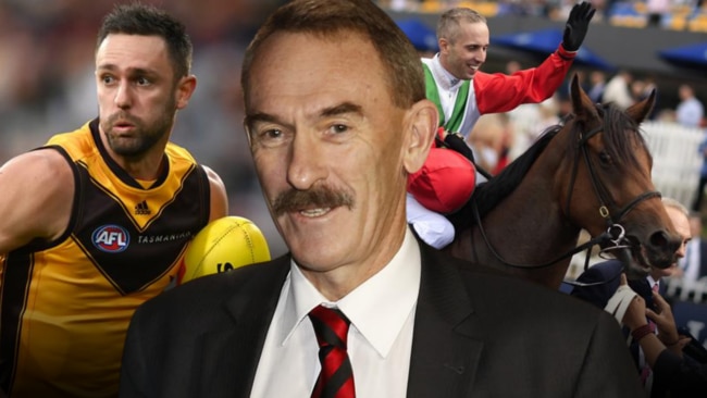 Footy and horse racing were among Ray Gunston's passions.