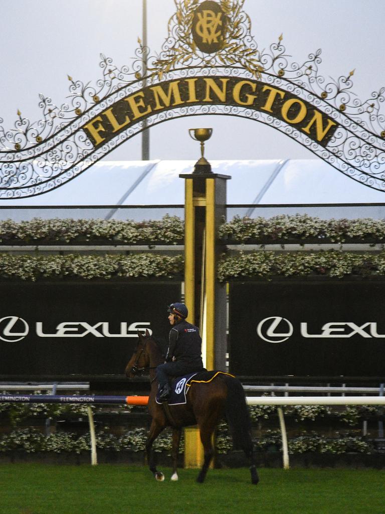 James McDonald at Flemington. Photo by Vince Caligiuri/Getty Images.