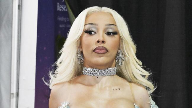 ONE TIME WEB USE FOR NEWS.COM.AU ONLY - FEES APPLY -  AU_3235099 - Hunington Beach, NULL  - May 10, 2025, Hunington Beach, California, USA: Doja Cat attends the  iHeartRadios 102.7 KIIS FM Wango Tango Presented by Fiji Airway. (Credit Image: ? Billy Bennight/ZUMA Press Wire)  , No Norway Rights, No Peru Rights, No Mexico Rights, No China Rights, No Hungary Rights, No France Rights, No Taiwan Rights, No Argentina Rights, No Japan Rights, No Finland Rights, No Slovenia Rights, No Czech Republic Rights, No United Kingdom Rights, No Sweden Rights, No Belgium Rights, No Netherlands Rights, No Portugal Rights  Pictured: doja cat  BACKGRID Australia 11 MAY 2025   BYLINE MUST READ: SPLASH / BACKGRID  Phone: + 61 419 847 429 Email:  sarah@backgrid.com.au