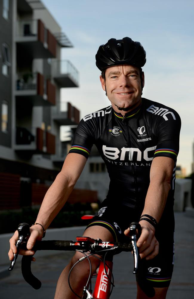 Australian Tour de France champion Cadel Evans. Picture: Naomi Jellicoe.