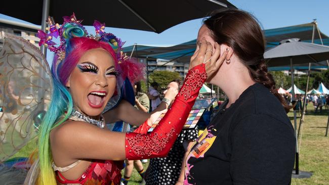 Prawn Cracker Spice as Territorians celebrating all things in 2024 at the Darwin Waterfront. Picture: Pema Tamang Pakhrin