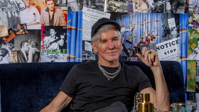 Australian director Baz Luhrmann inside the building during his residency there. Picture: Jerad Williams