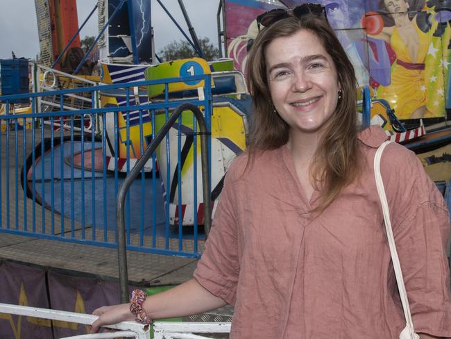 Isabelle Nichol checking out the rides at the 2024 Swan Hill Show Picture: Noel Fisher.