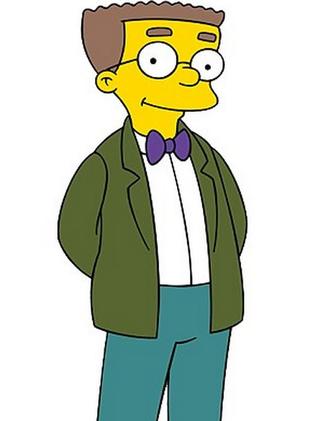 As we know him ... Smithers without the blue hair and black colouring. Picture: Fox