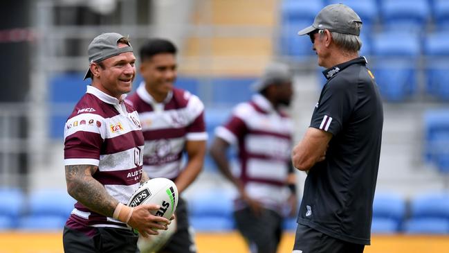 Jake Friend made his Origin debut for Queensland last year under the guidance of Wayne Bennett. Picture: Scott Davis/NRL Photos