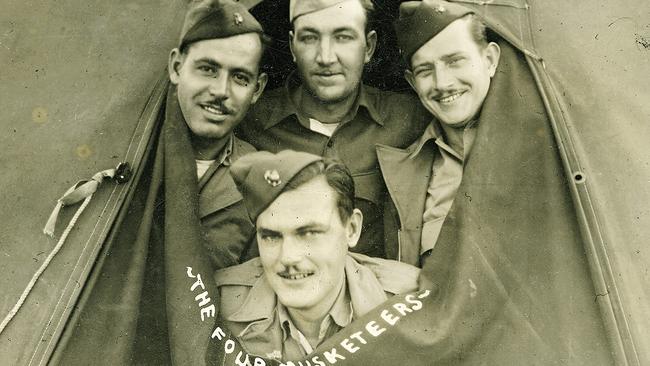 US Marines relax at their camp in Ballarat. Picture: Charles Edward Boyles, State Library of Victoria