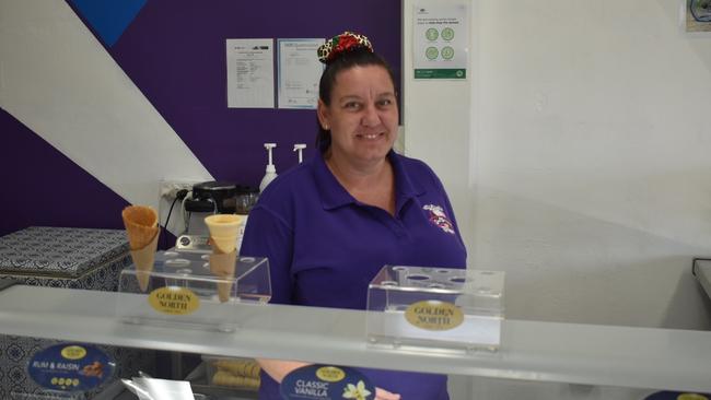 Sarina's Ice Cream Shoppe manager Janet Latham said the business was thriving in the heart of the town. Picture: Matthew Forrest