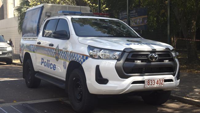 Generic NT Police car in Darwin. Northern Territory Police. Picture: Sierra Haigh