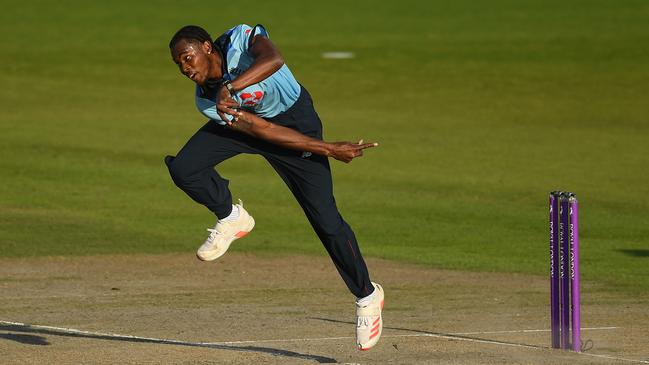 England pace ace Jofra Archer won’t play BBL this year. Picture: Getty Images