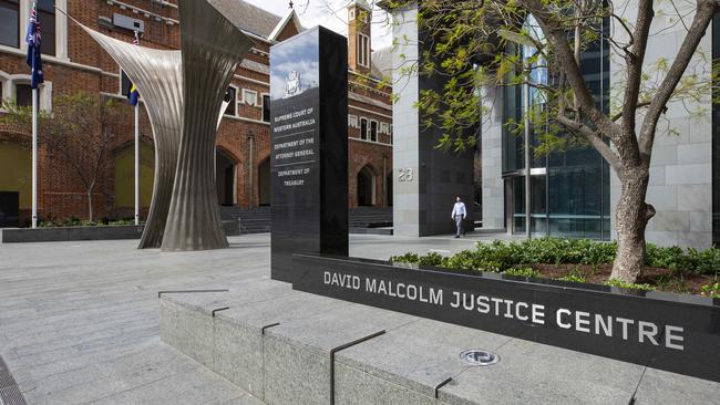 Pictures of the David Malcolm Justice Centre with the Perth Town Hall in Perth.Photo Ross Swanborough. 080920