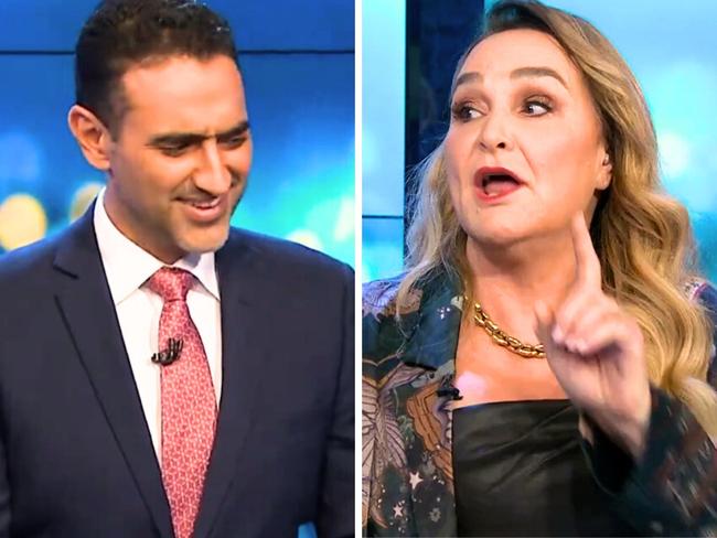 Waleed Aly on The Project. Picture: Network 10.