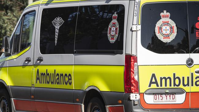 Serious crash closes major Gold Coast road. Picture: Kevin Farmer