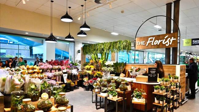 The renovated florist offering a wide range of flowers. Image: Woolworths