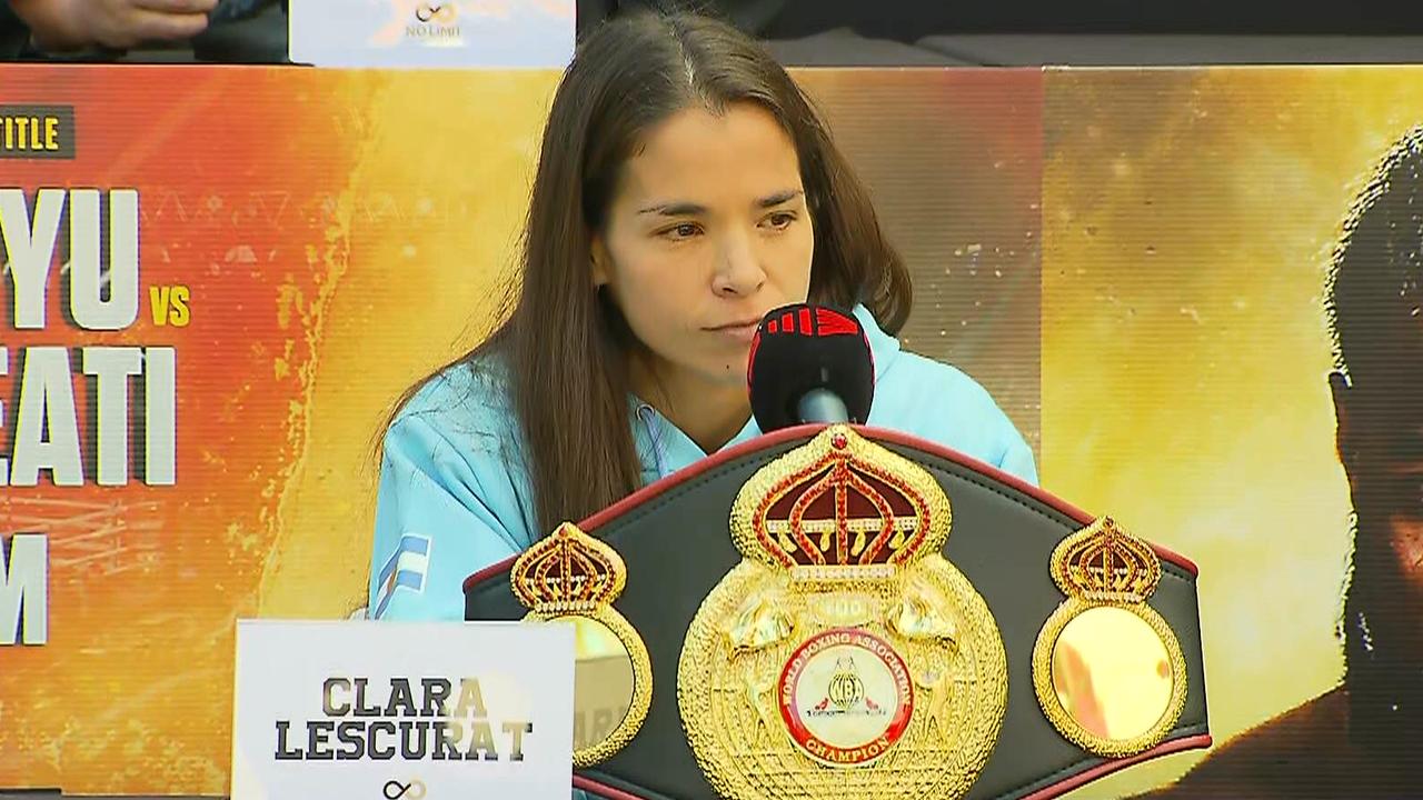 Lescurat has seemingly not been an easy figure to deal with ahead of her fight against Linn Sandstrom. Picture: Supplied