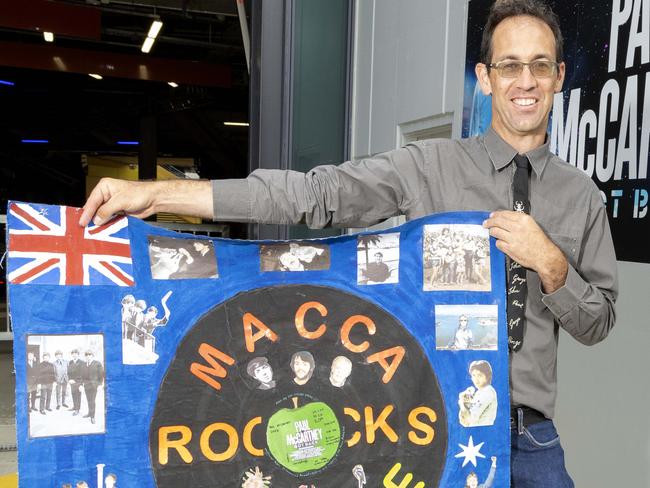 Christopher Senti from Wagga Wagga at Suncorp Stadium for Paul McCartney 'Got Back' tour, Wednesday, November 1, 2023 - Picture: Richard Walker