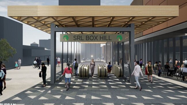 Concept plans for the Box Hill SRL.